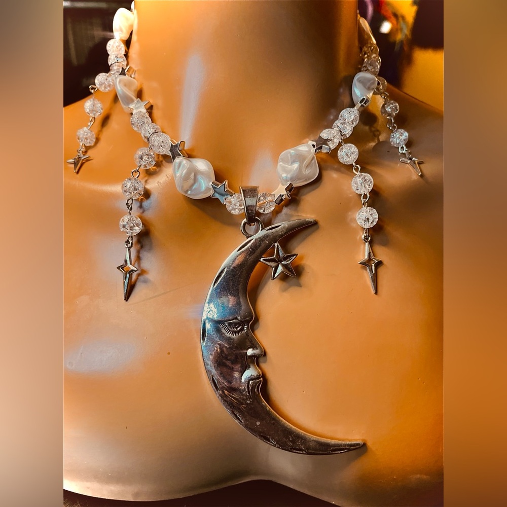 Beautiful half moon necklace